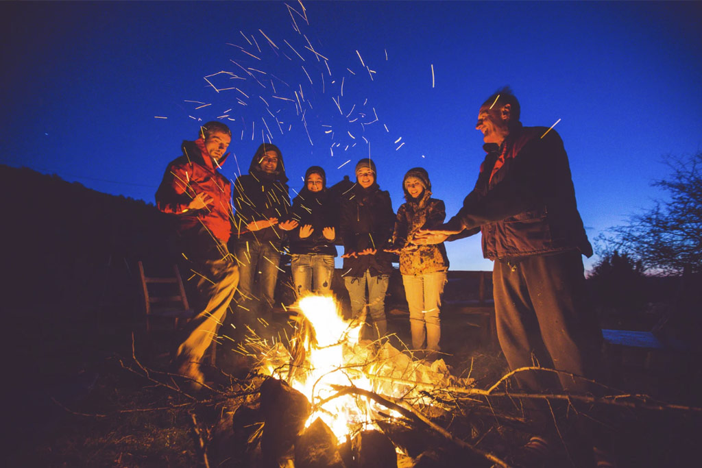 Lagerfeuer & Sterne zählen